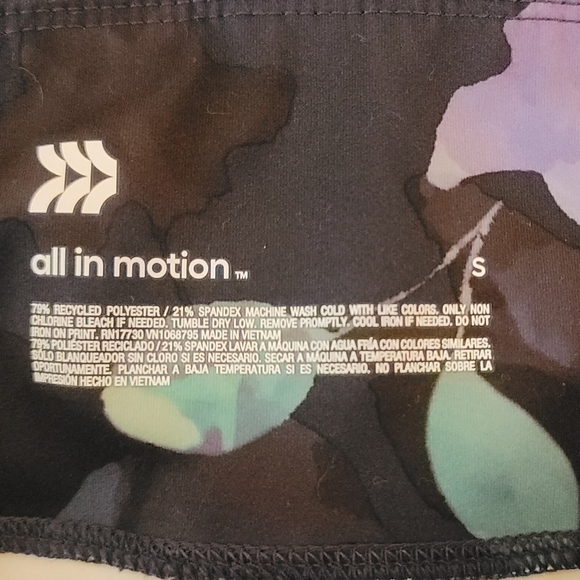 All In Motion Contour Power Waist Floral Women's Leggings - Picture 7 of 7